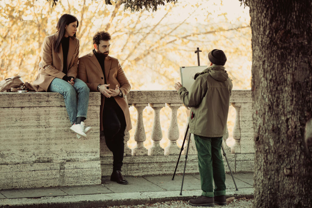 Ritratto di coppia al tramonto 2